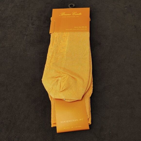 BRUNO CONTE MEN'S SILKY DRESS SOCK FASHION COLORS. - Picture 2 of 4